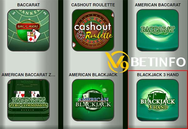 Hướng dẫn tham gia chơi Blackjack tại nhà cái V9bet