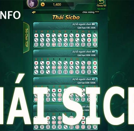 Hướng dẫn cách chơi game Thái Sicbo tại nhà cái V9bet